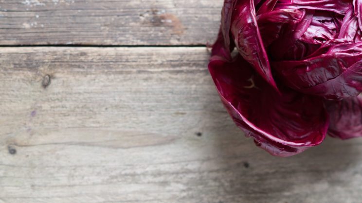 Pranzo con pesto di radicchio Rosso